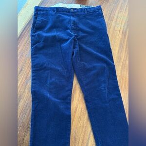 Ralph Lauren Men's Navy Corduroy Pants